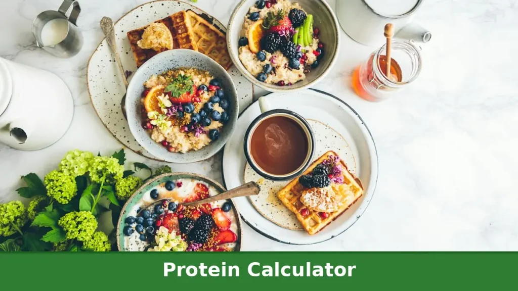 Healthy breakfast spread with protein rich foods